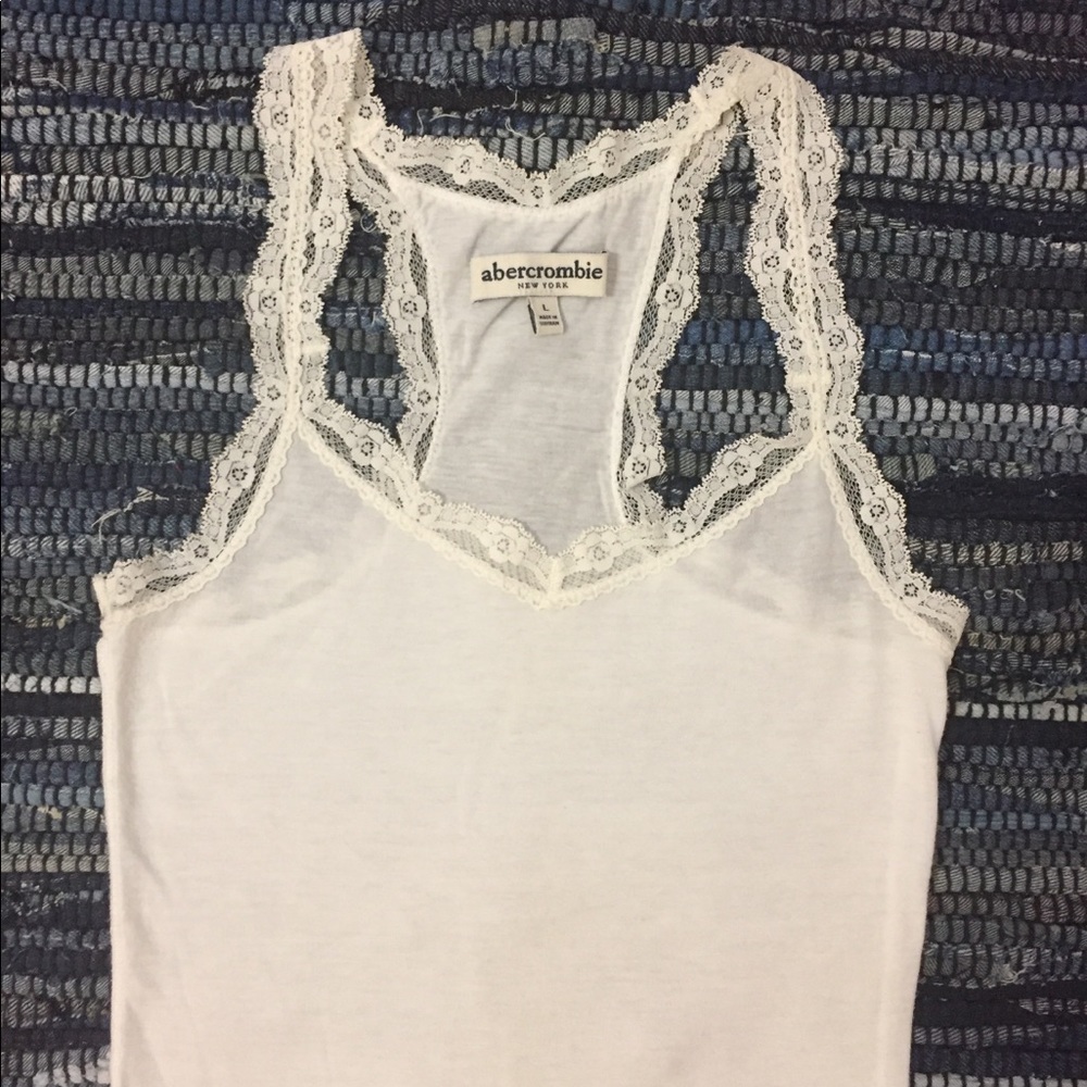 SOLD Abercrombie Tank with Lace - Picture 2 of 2